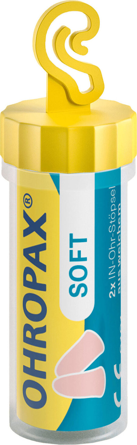 OHROPAX Soft Earplugs in tube 2 pcs