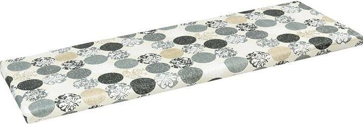 BELLATEX Sedák na lavicu 34/605 hladký na zips 40 × 120 guľa sivý