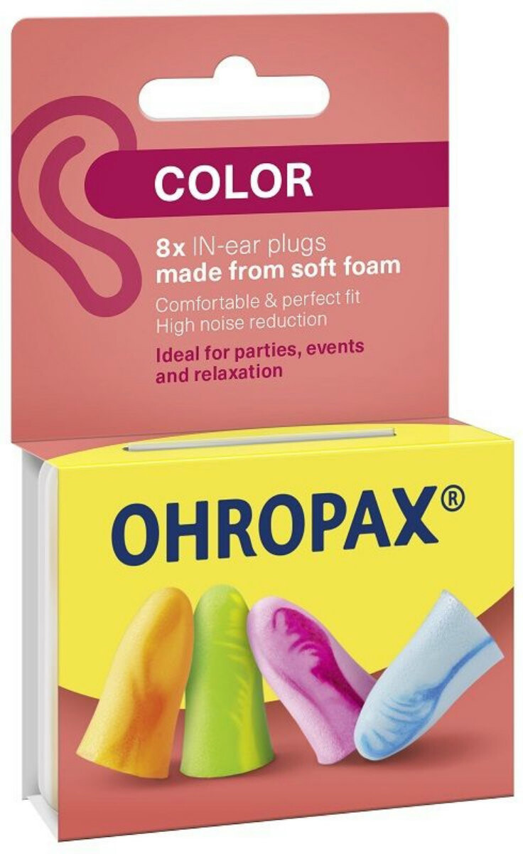 OHROPAX Color Earplugs 8 pcs