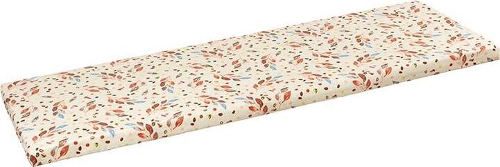 BELLATEX Poduška na lavicu 34/607 hladká na zips 40 × 140 lístočky farebné