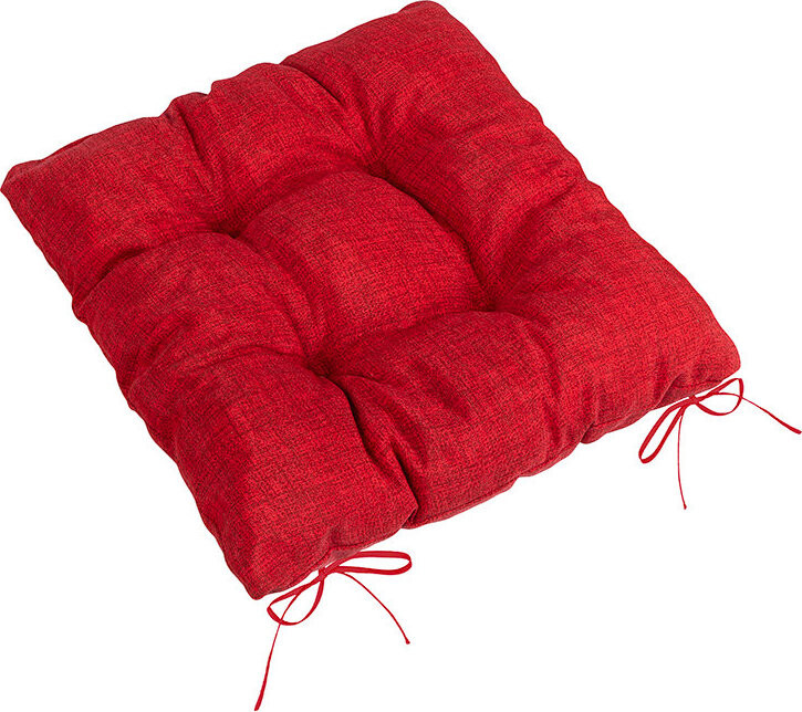 BELLATEX Sedák LADA 41/014 prošívaný 40 × 40 cm červená Uni