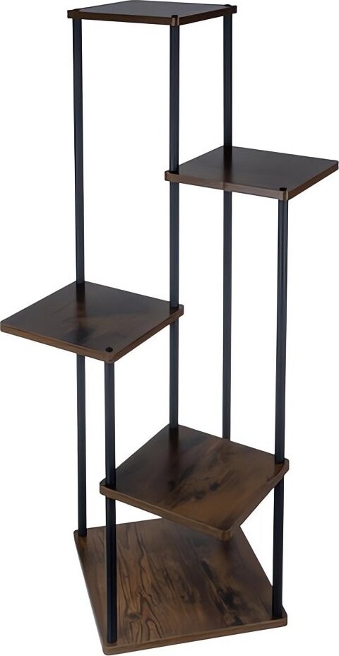 Ruhhy 25998 Stojan na květiny 108 × 30 × 30 cm, hnědý
