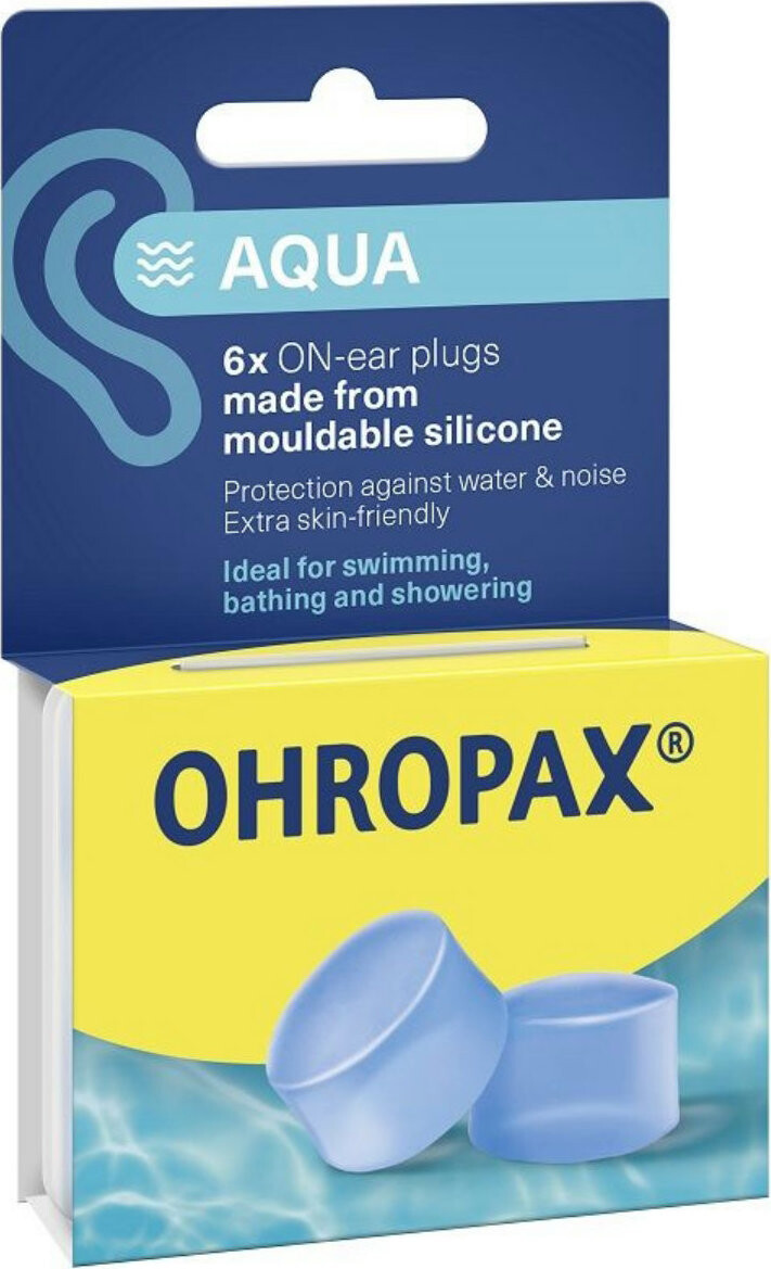OHROPAX Silicon Aqua Earplugs 6 pcs