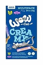 WOW Cat Creamy Snack 24 x 15 g - mix balenie (2 druhy)