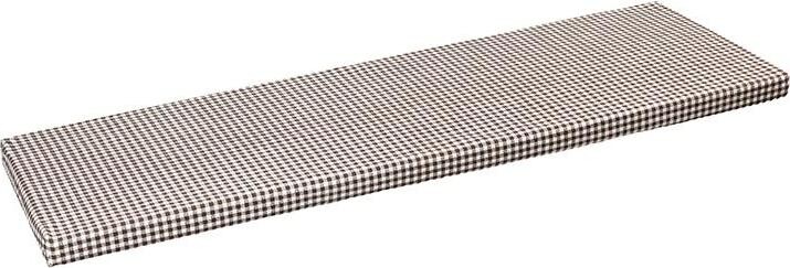 BELLATEX Sedák na lavicu 34/608 hladký na zips 40 × 120 kocka hnedá