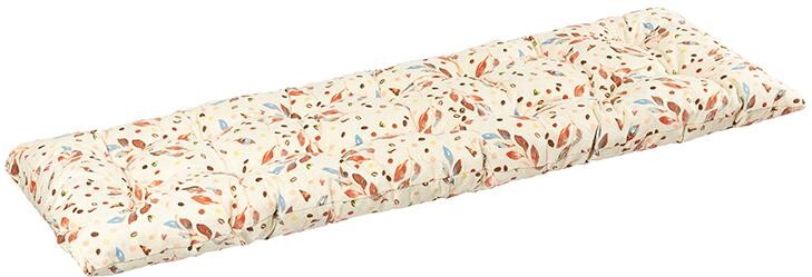 BELLATEX Poduška na lavicu 41/607 prešívaná 40 × 150 lístočky farebné