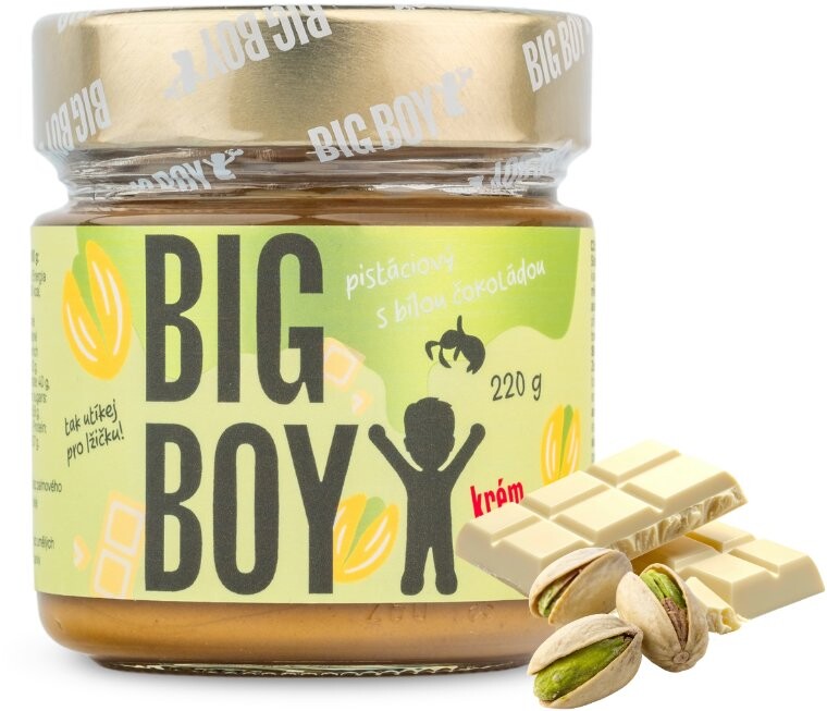 BIG BOY Pistácie s bielou čokoládou 220 g