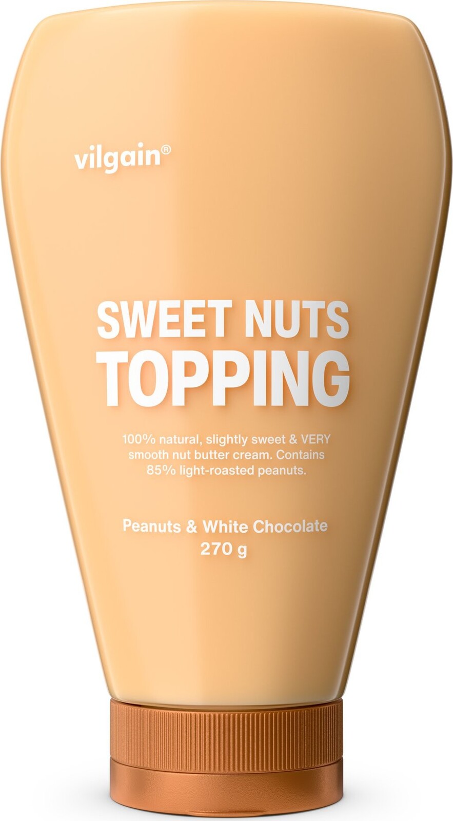 Vilgain Sweet Nuts Topping Arašidy s bielou čokoládou 270 g
