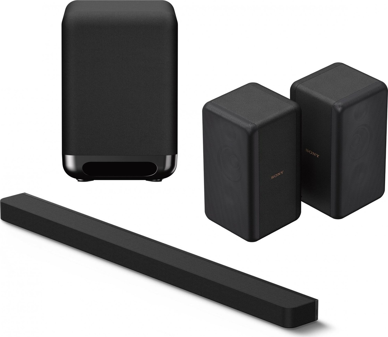 Sony BRAVIA Theatre Bar 9 + 2x Sony SA-RS3S + Sony SA-SW5