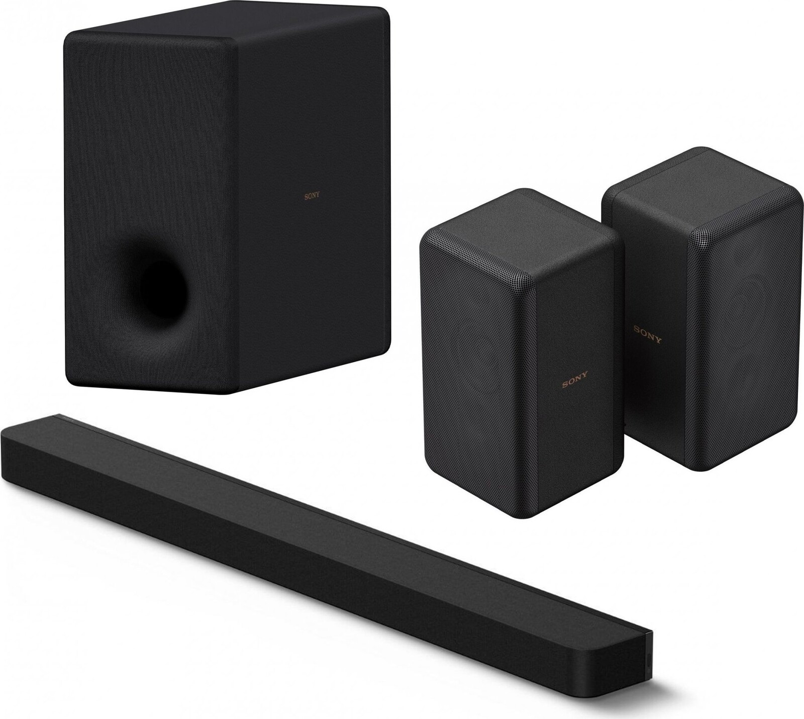 Sony BRAVIA Theatre Bar 8 + 2x Sony SA-RS3S + Sony SA-SW3
