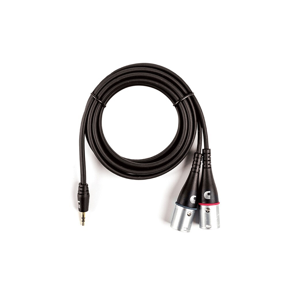 D'addario 1/8 Inch to Dual XLR Audio Cables