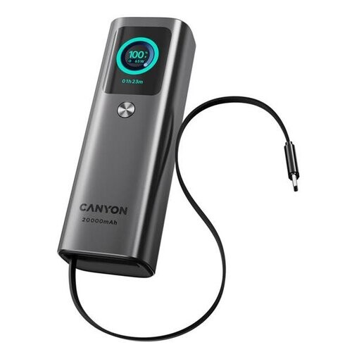 Canyon OnPower 265 Powerbanka 20000 mAh, 165W čierna