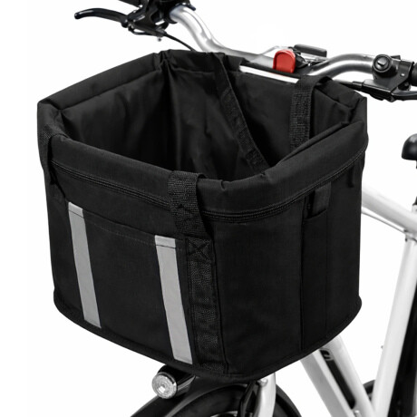 MG Bike Basket V2 košík na bicykel na riadidlá, čierny