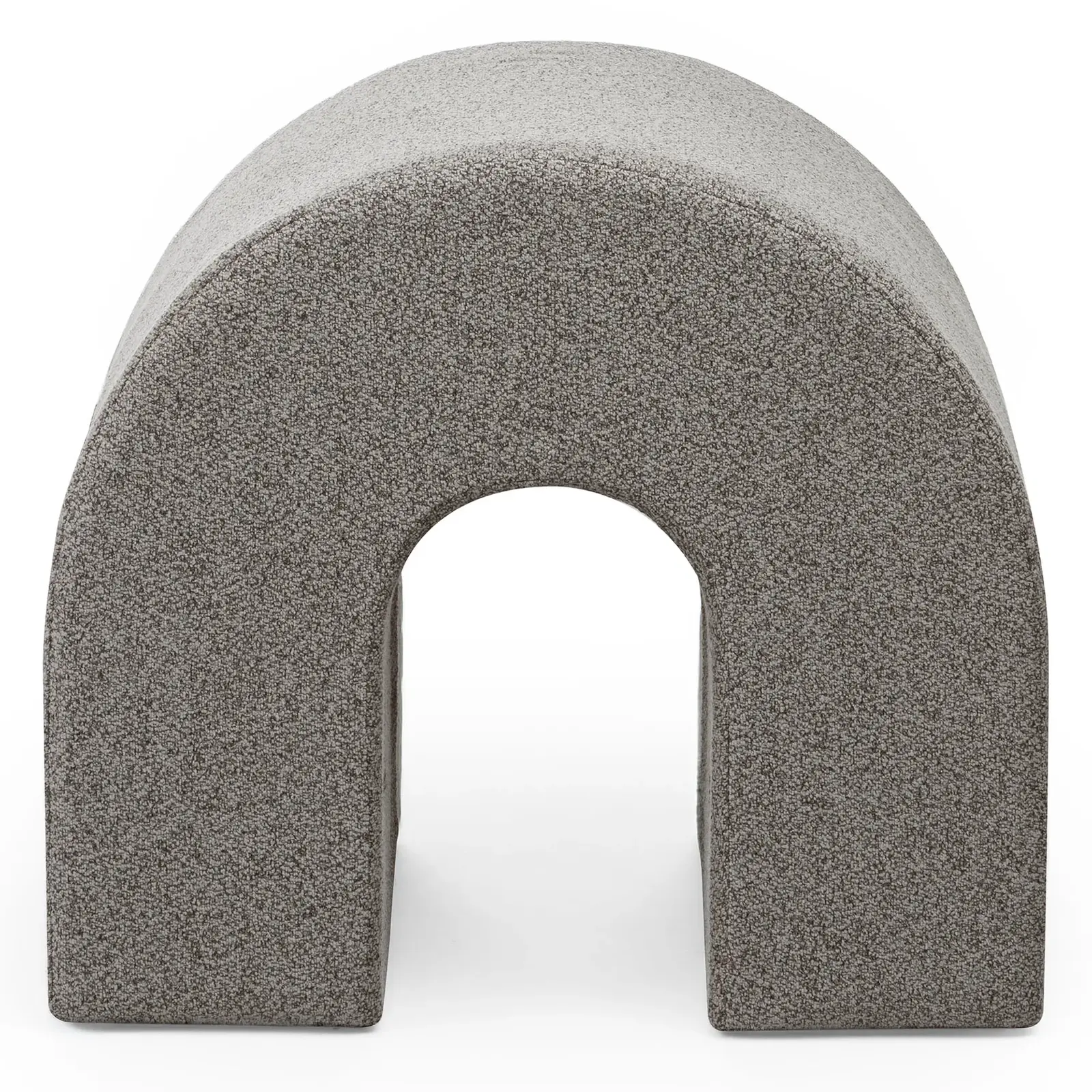 Designový taburet Arc světle hnědý