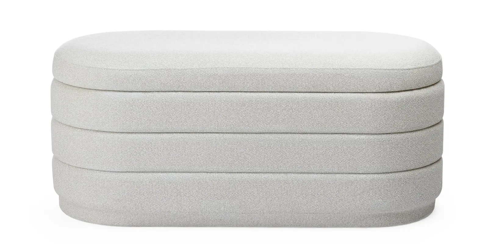 Designový taburet s úložným prostorem Layer béžový
