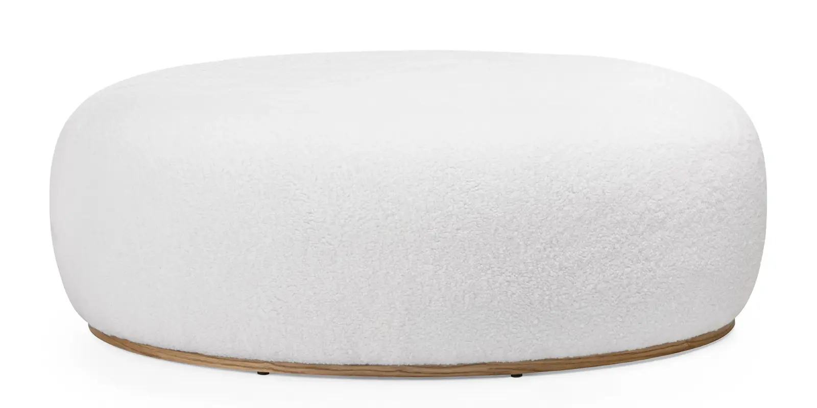 Designový taburet Stone bílý