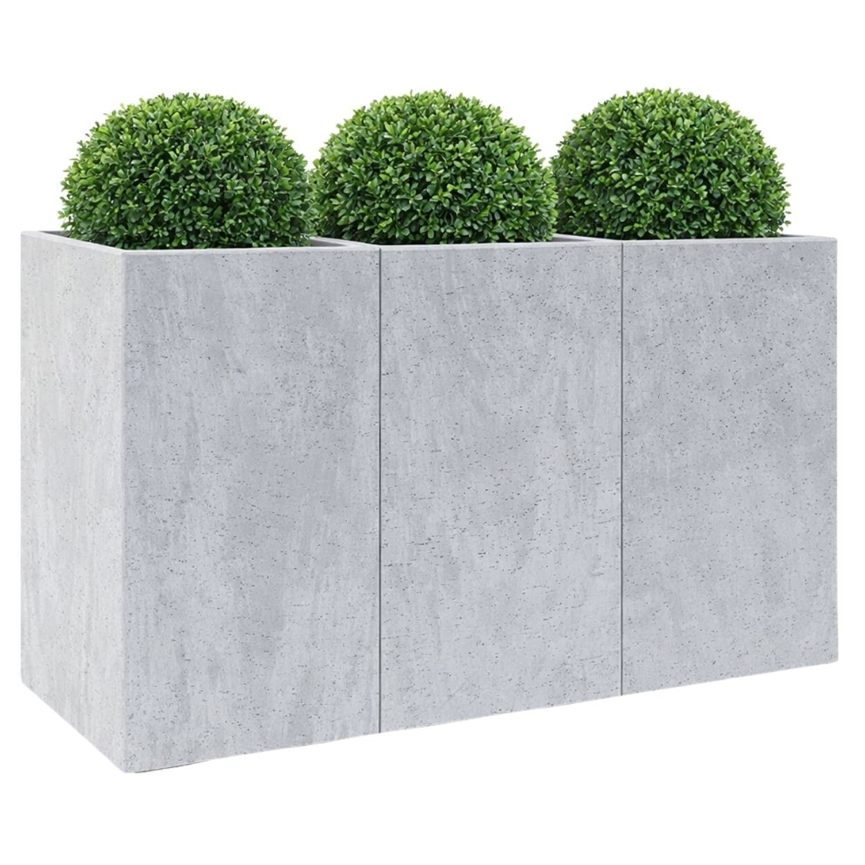 Květináč na kolečkách BETONIQUE 90x60 cm šedý beton