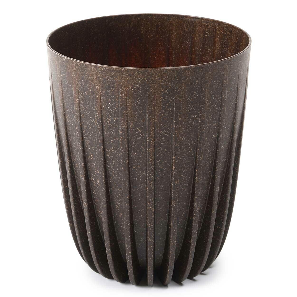 Květináč STRIPPED ECO Coffee 39x46,3 cm hnědý