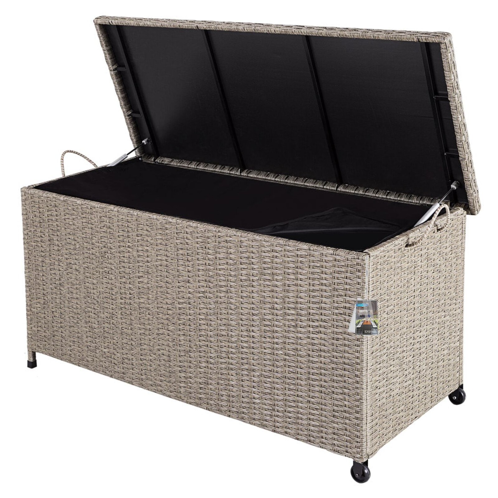 Zahradní úložný box Negy 270 L krémový