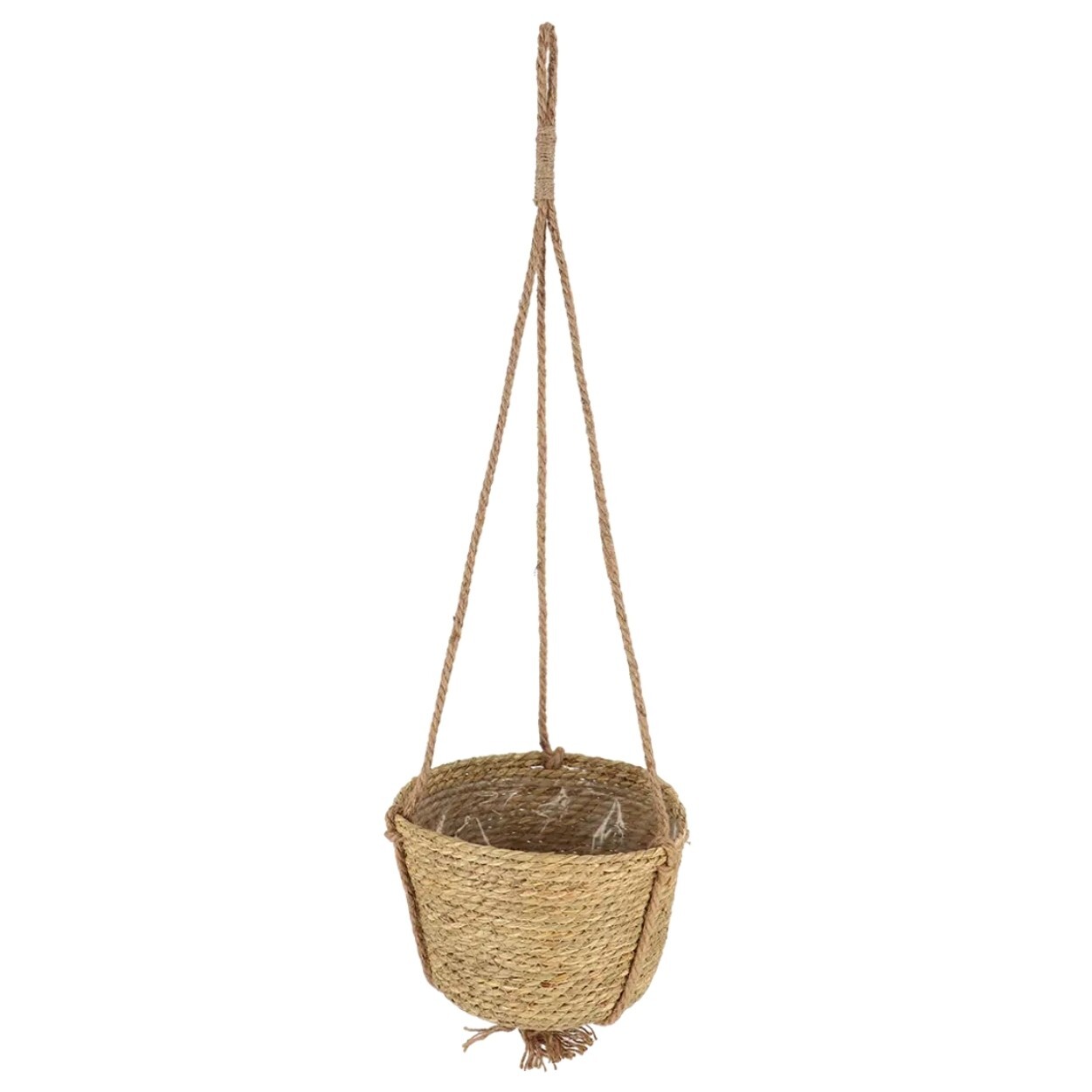 Závěsný květináč BOHO 20 cm béžový