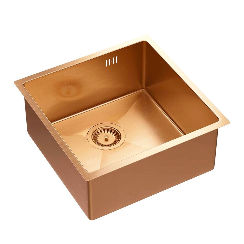 Quadron Quadron - Oceľový drez ANTHONY 50 COPPER ZLE-06952