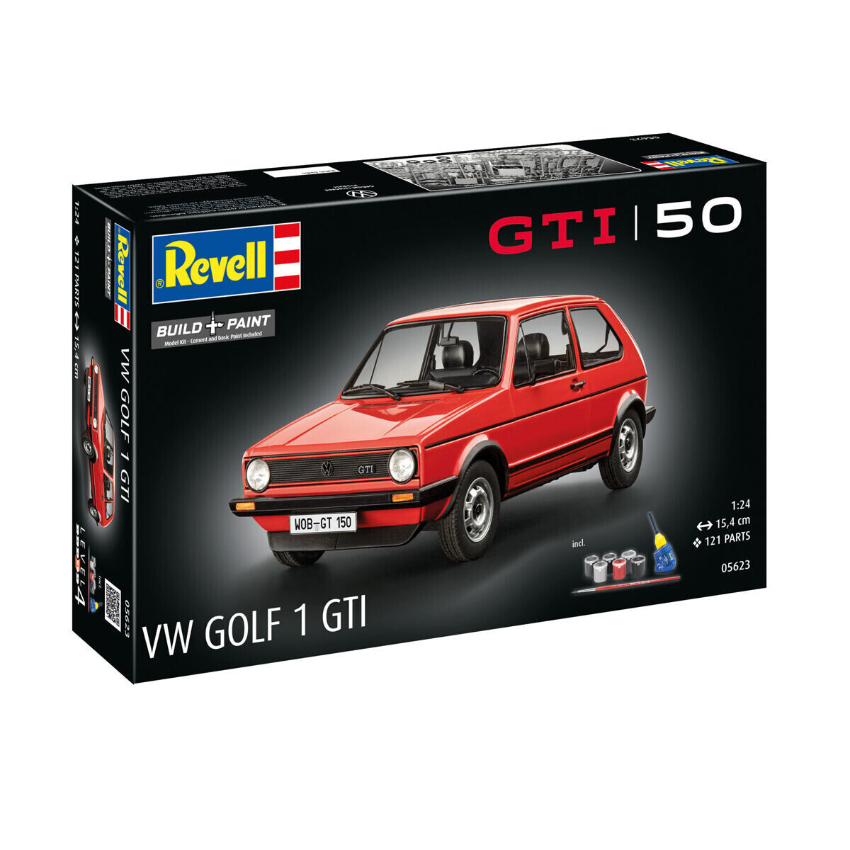 Revell Gift-Set auto 05623 - Golf 1 GTi (50. Anniversary) (1:24)