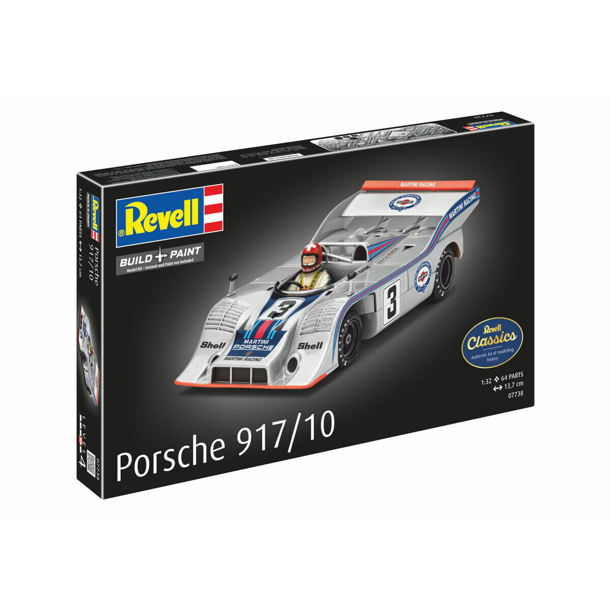 Revell Plastic ModelKit Auto 07738 - Porsche 917 (1:32)