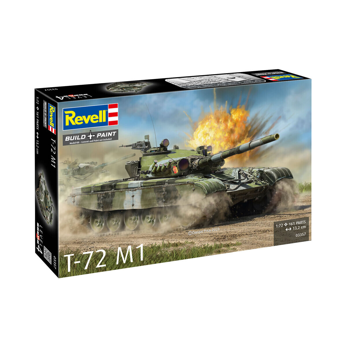 Revell Plastic ModelKit tank 03357 - T-72 M1 (1:72)