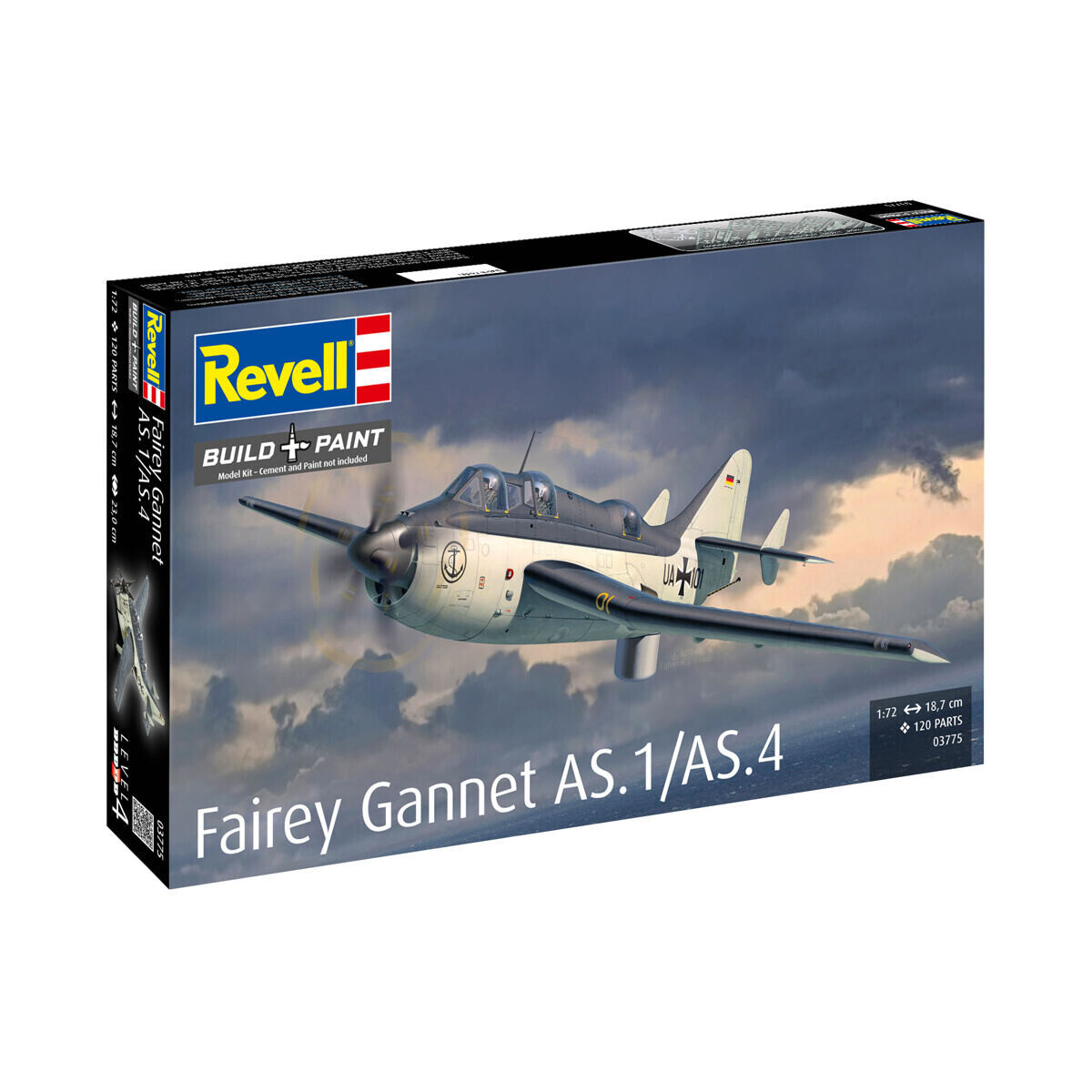 Revell Plastic ModelKit lietadlo 03775 - Fairey Gannet AS.1/AS.4 (1:72)
