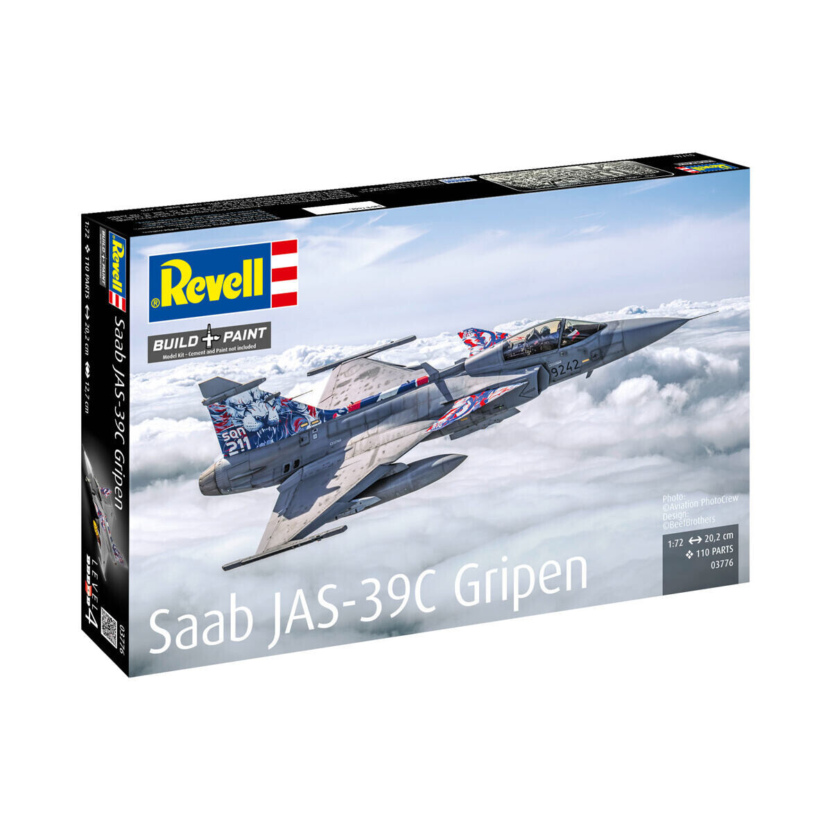 Revell Plastic ModelKit lietadlo 03776 - Saab JAS-39C Gripen (1:72)
