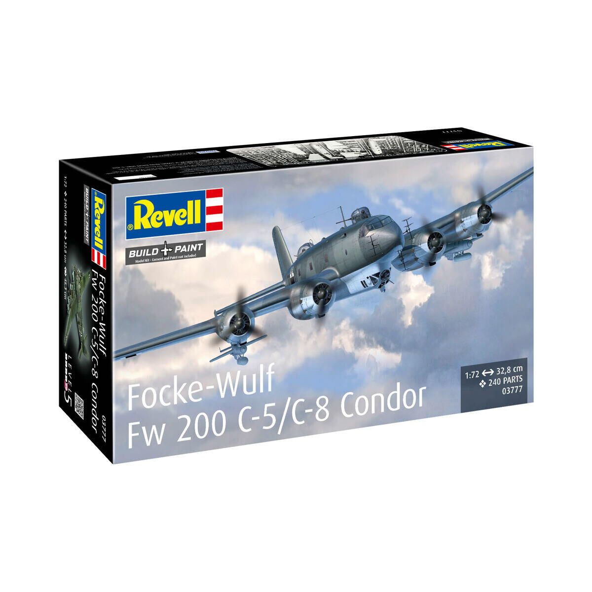 Revell Plastic ModelKit lietadlo 03777 - Focke-Wulf Fw 200 C-5/C-8 Condor (1:72)