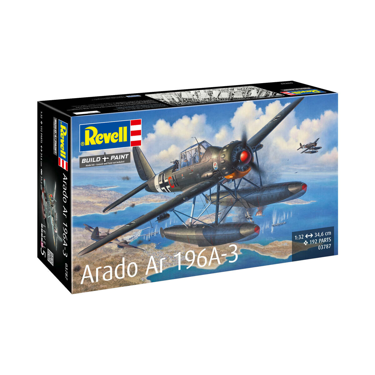 Revell Plastic ModelKit lietadlo 03787 - Arado Ar196A-3 Seaplane (1:32)
