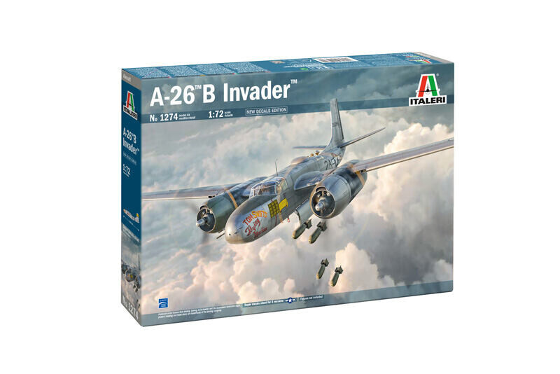 Italeri Model Kit lietadlo 1274 - A-26 A/B Invader (1:72)