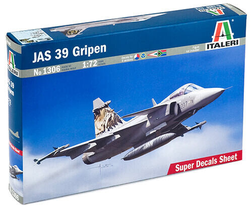Italeri Model Kit lietadlo 1306 - JAS 39 GRIPEN (1:72)