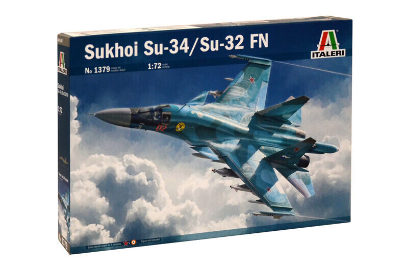 Italeri Model Kit letadlo 1379 - SUKHOI SU-34/SU-32 FN (1:72)