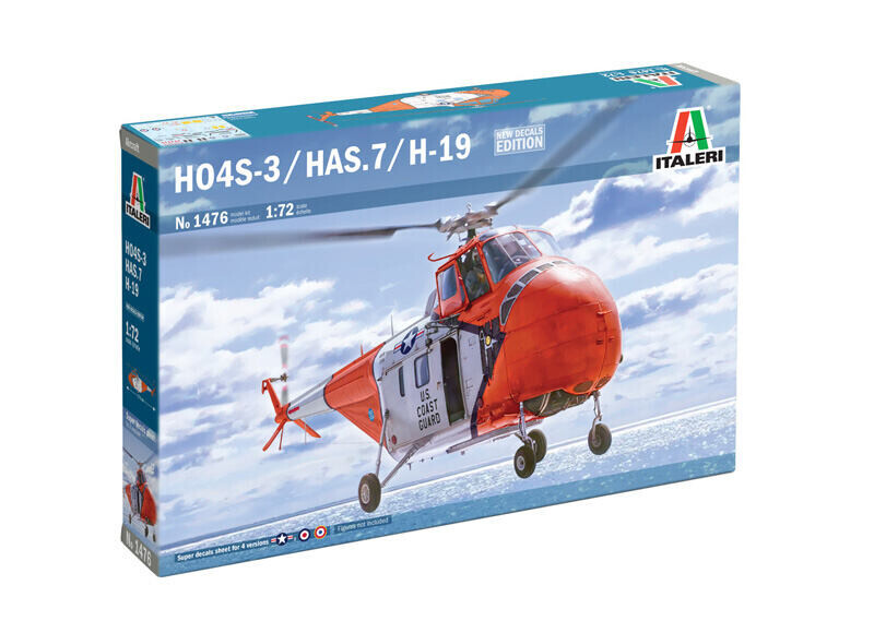 Italeri Model Kit vrtulník 1476 - HAS22 / HO4S-3 / H-19 (1:72)