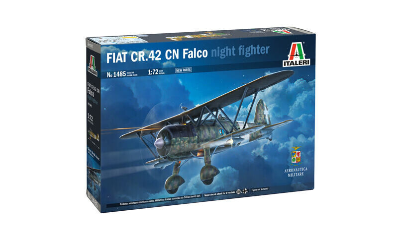 Italeri Model Kit letadlo 1485 - FIAT CR.42 CN