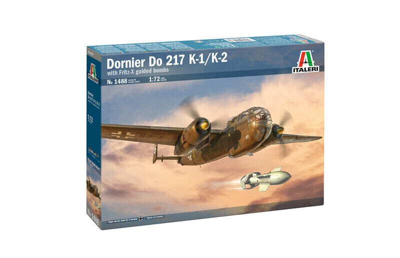 Italeri Model Kit letadlo 1488 - Do 217K with Fritz X (1:72)