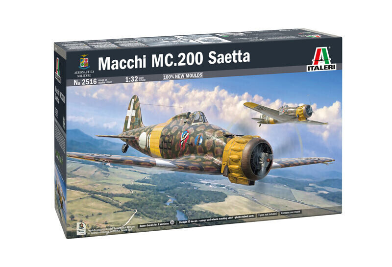 Italeri Model Kit letadlo 2516 - Macchi C.200 (1:32)