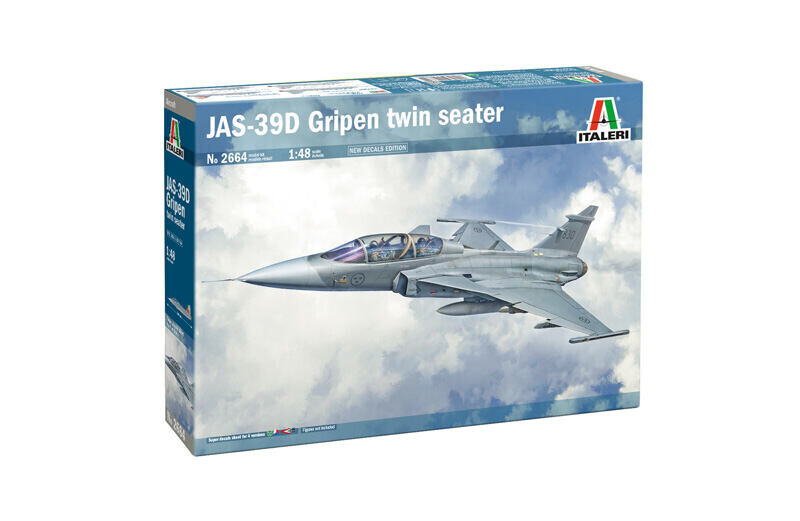 Italeri Model Kit letadlo 2664 - JAS 39 GRIPEN TWIN SEATER (1:48)