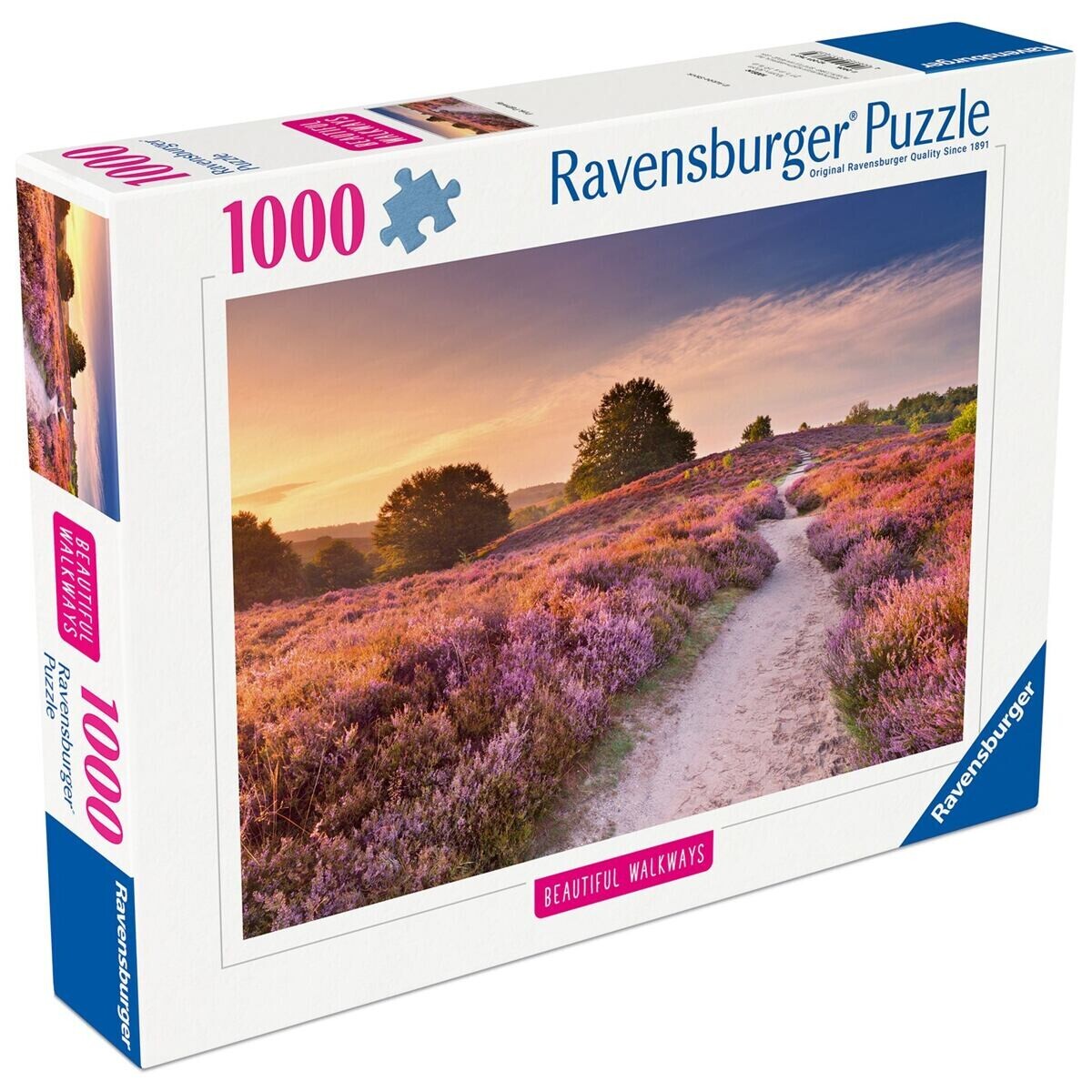 Ravensburger Ružová cesta Puzzle 1000 dielikov