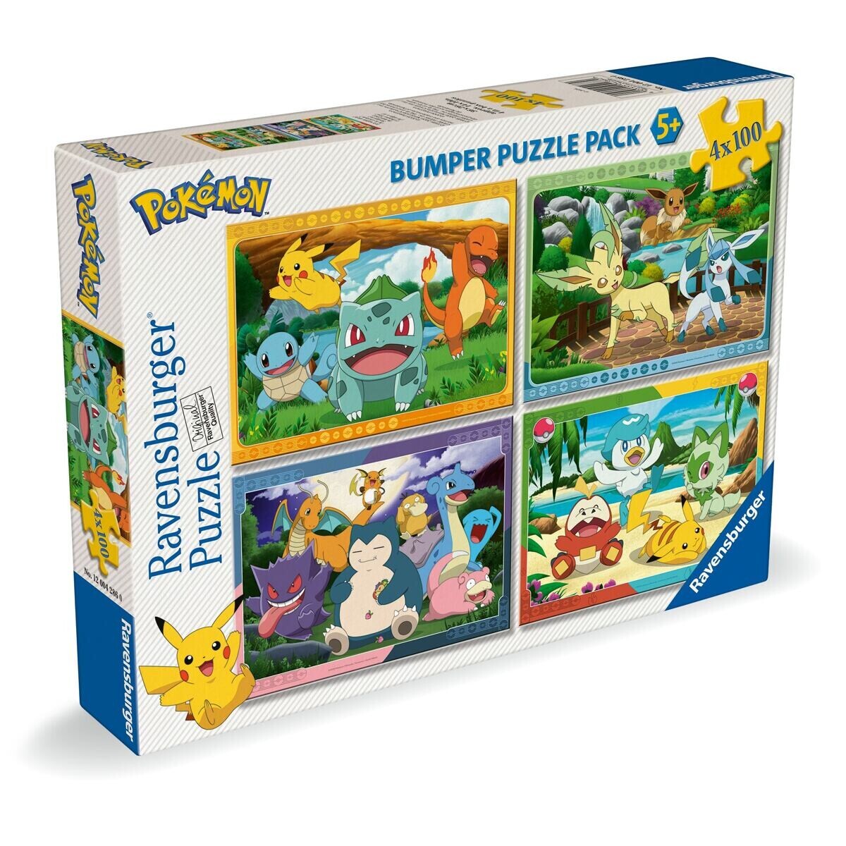 Ravensburger Pokémon Puzzle 4x100 dielikov