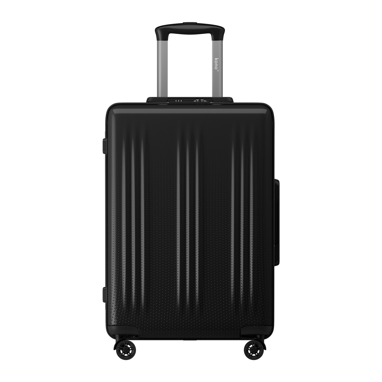 Cestovný kufor Premium ABS+PC Kono - čierny - 56,3 L