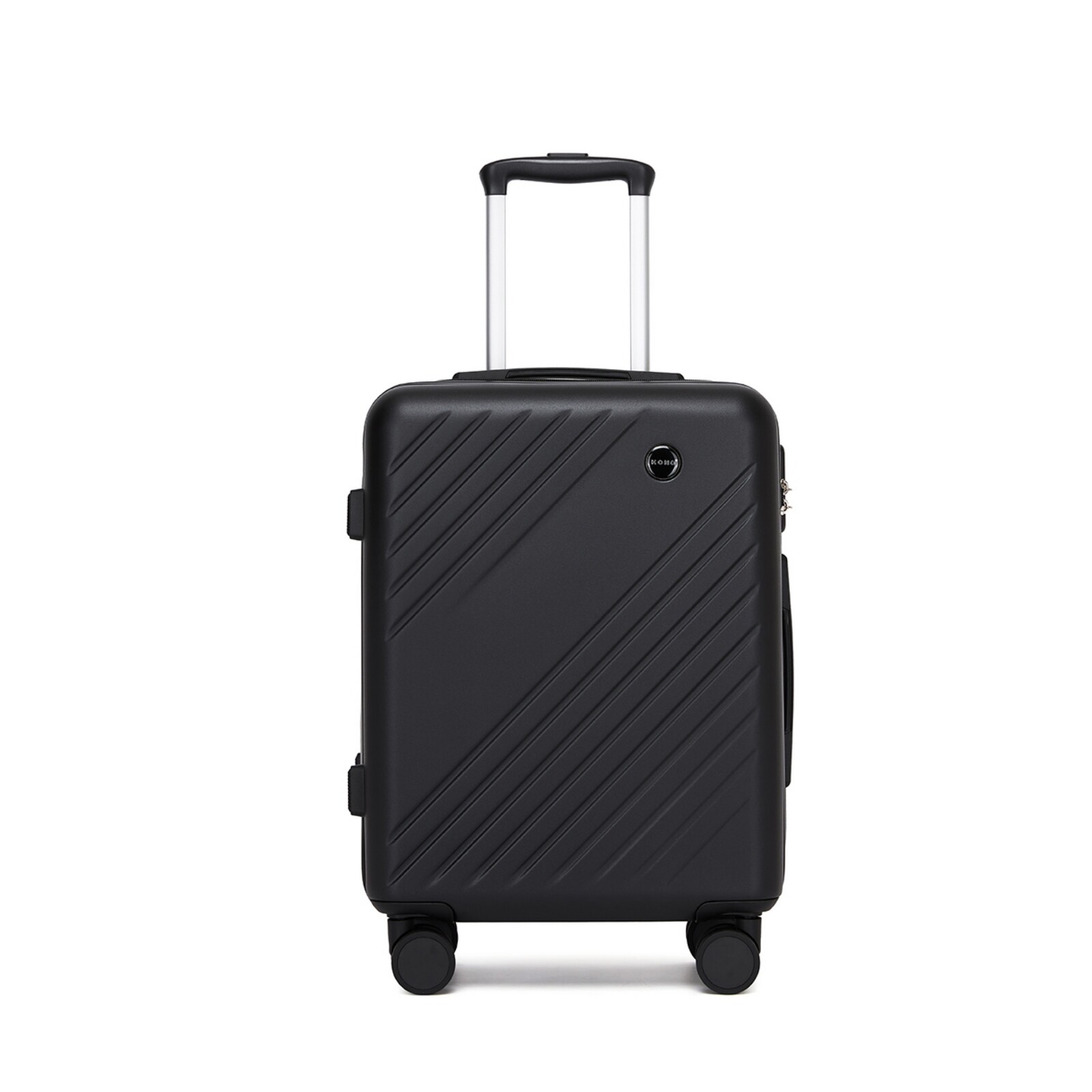 Cestovný kabínový kufor ABS+PC Kono - čierny - 34 L