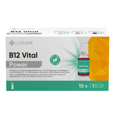 LIVSANE B12 životná sila 10 x 10 ml