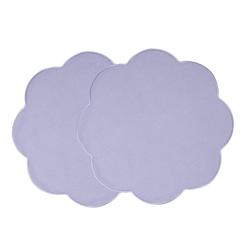 Villeroy & Boch Látkové obrúsky v tvare kvetu Fleur Bleu, Ø 40 cm, 2 ks 10-1721-6095