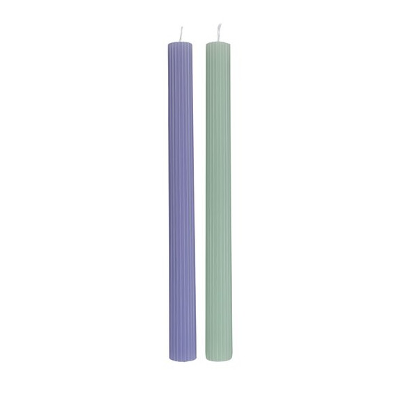 Villeroy & Boch Kónické sviečky Fleur Bleu & Vert, 25 cm, 2 ks 10-1721-6402