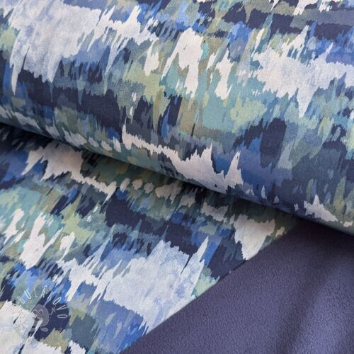 Softshell zimný Abstract navy digital print