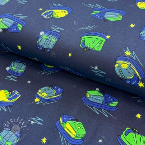 Úplet NEON Bumper cars midnight blue