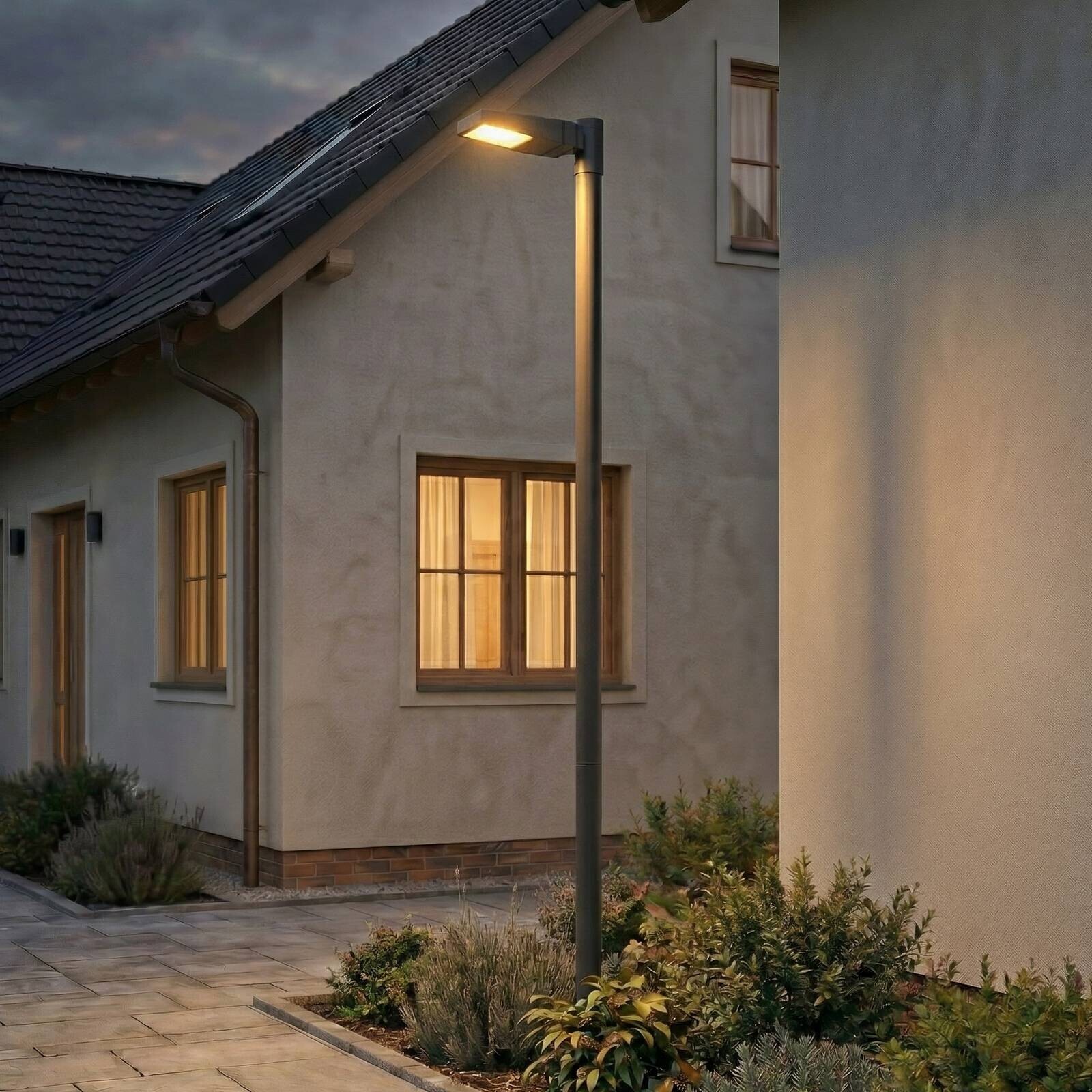 Exterierové LED svietidlo Arcchio Nefarius, 250 cm, tmavošedé, IP65